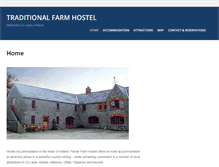 Tablet Screenshot of farmhostel.com